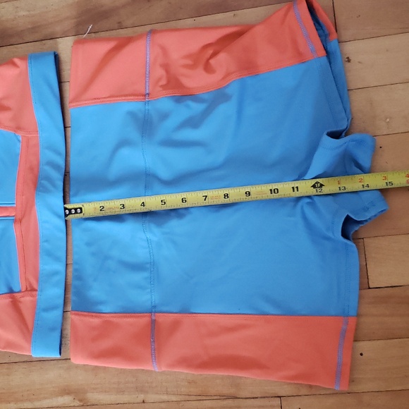 🏷FABLETICS HR Short & Racerback SWIM Set - Colorblock Size L - Picture 15 of 16